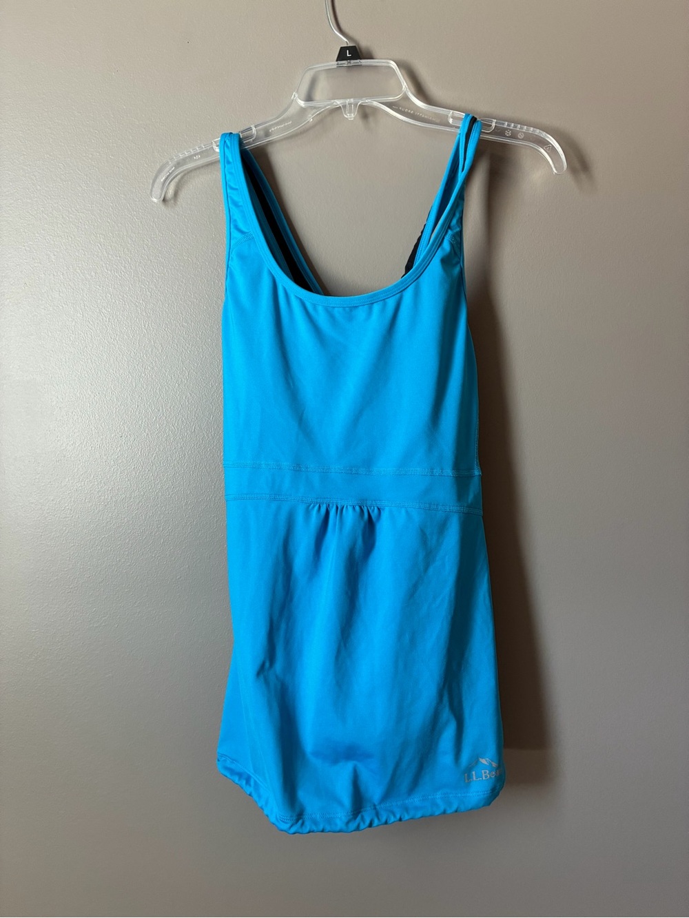 L.L.Bean Women’s Athletic Tank Top – Turquoise Blue – Size M Regular